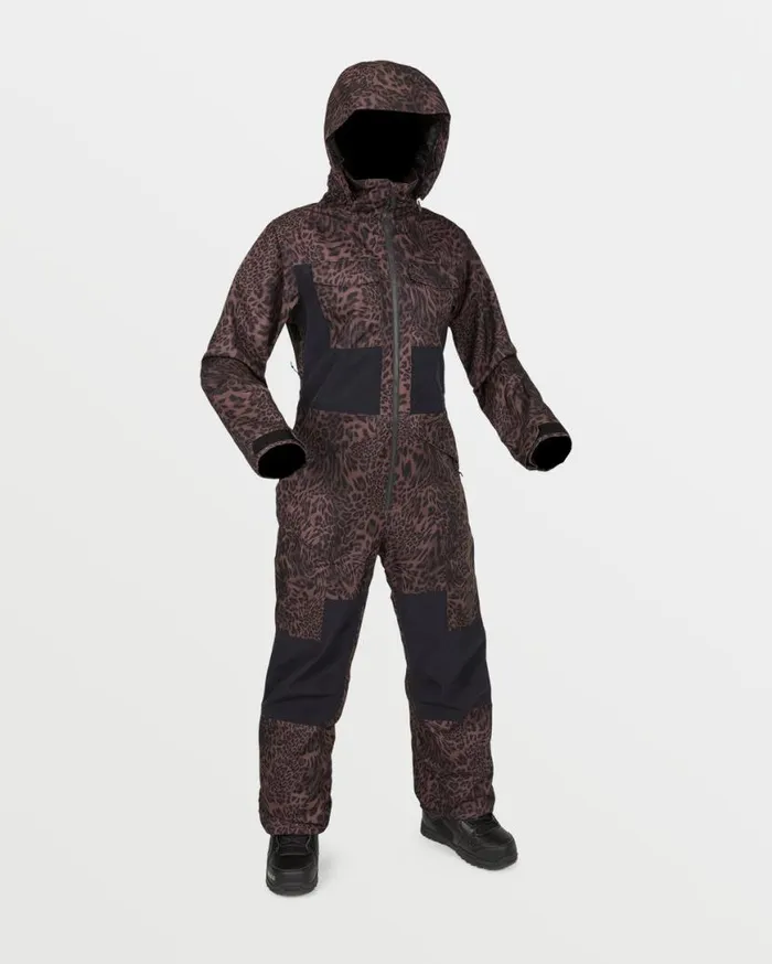 Womens Shiloh Snow Suit 8211 Leopard Womens Volcom Jackets