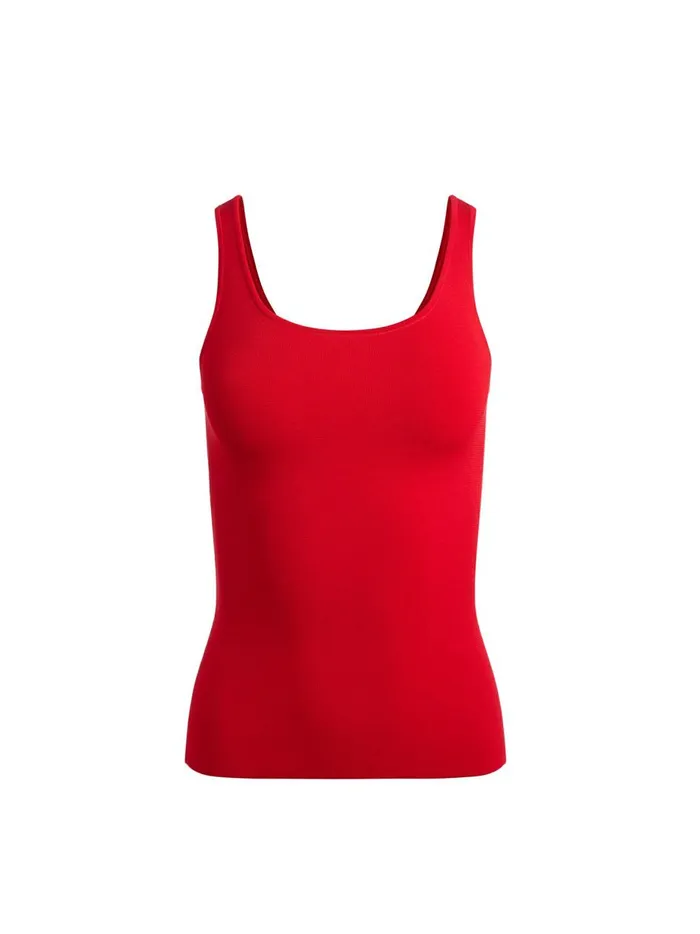 Womens Tops Alice Olivia Daryn Sculpting Tank Perfect Ruby