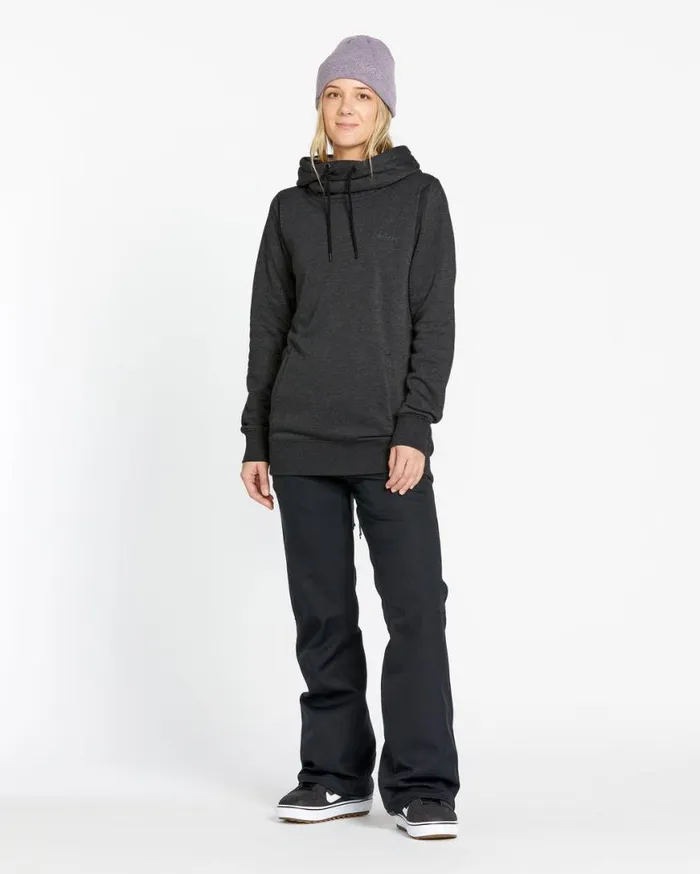 Womens Tower Pullover Fleece 8211 Black Womens Volcom Layering