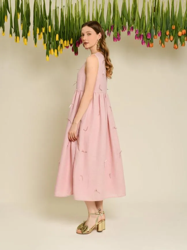 Womenswear DREAM Lily Flowered Midi Dress Lobster Red Sister Jane Womenswear DREAM Lily Flowered Midi Dress Lobster Red Sister Jane