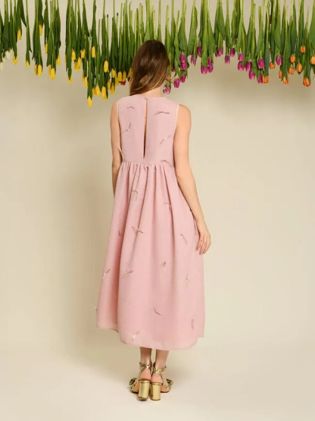Womenswear DREAM Lily Flowered Midi Dress Lobster Red Sister Jane Womenswear DREAM Lily Flowered Midi Dress Lobster Red Sister Jane