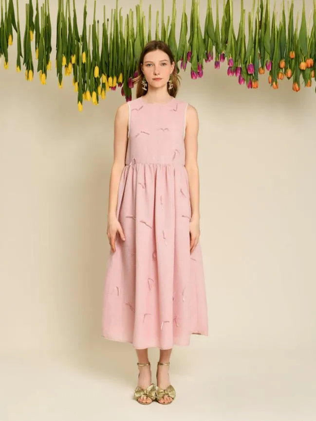 Womenswear DREAM Lily Flowered Midi Dress Lobster Red Sister Jane Womenswear DREAM Lily Flowered Midi Dress Lobster Red Sister Jane