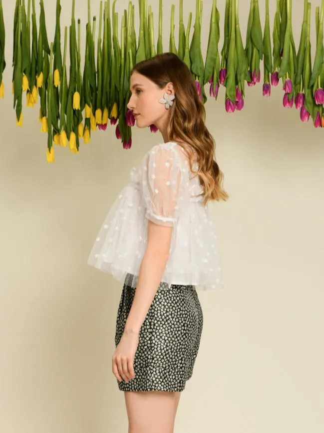 Womenswear DREAM Seed Tulle Top Snow White Sister Jane