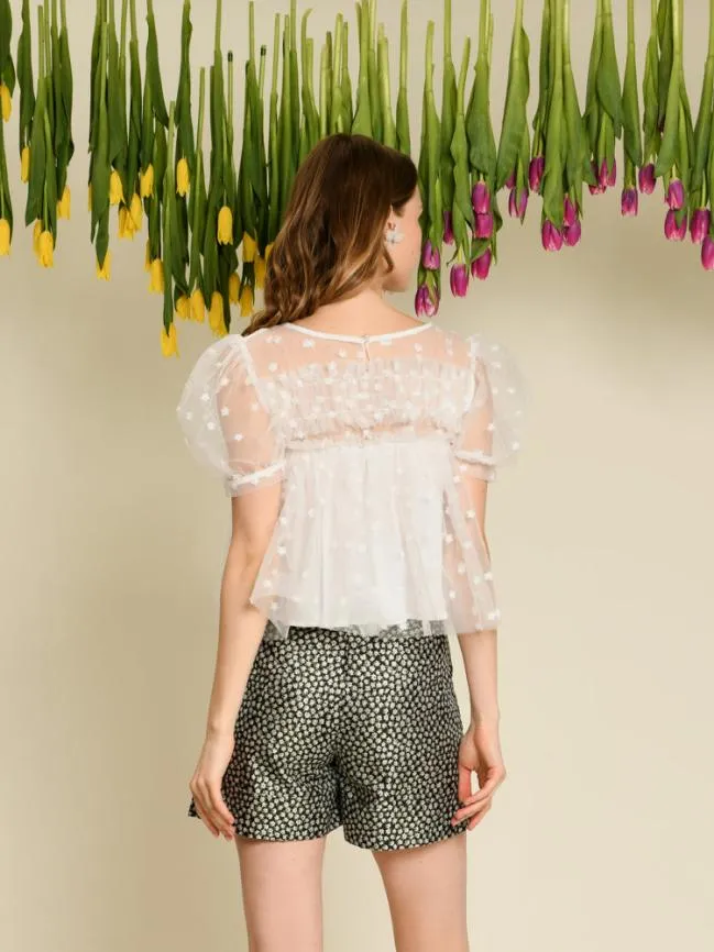 Womenswear DREAM Seed Tulle Top Snow White Sister Jane