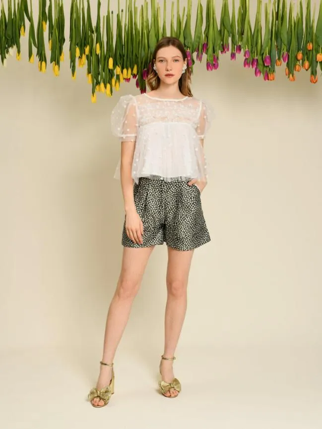Womenswear DREAM Seed Tulle Top Snow White Sister Jane