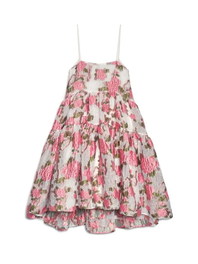Womenswear DREAM Tulipa Jacquard Tiered Dress Treetop Green Sister Jane Womenswear DREAM Tulipa Jacquard Tiered Dress Treetop Green Sister Jane