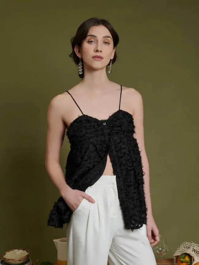 Womenswear Ghospell Adley Cami Top Coal Black Sister Jane