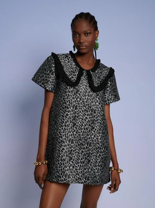 Womenswear Ghospell Piper Mini Dress Carbon Black Sister Jane