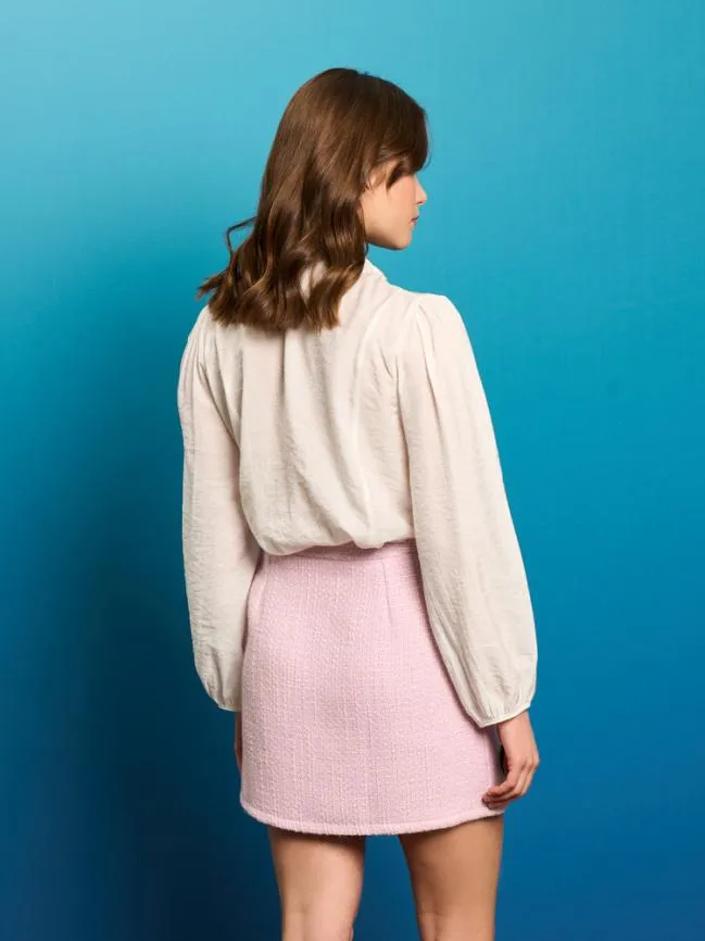 Womenswear Lana Pearl Blouse Pearl White Sister Jane Womenswear Lana Pearl Blouse Pearl White Sister Jane