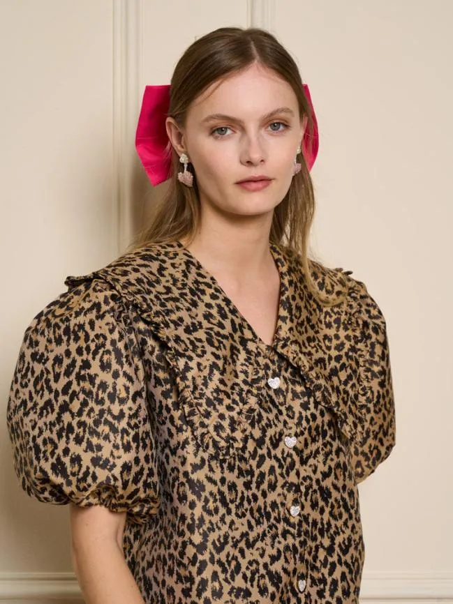 Womenswear Leonie Jacquard Mini Dress Leopard Sister Jane