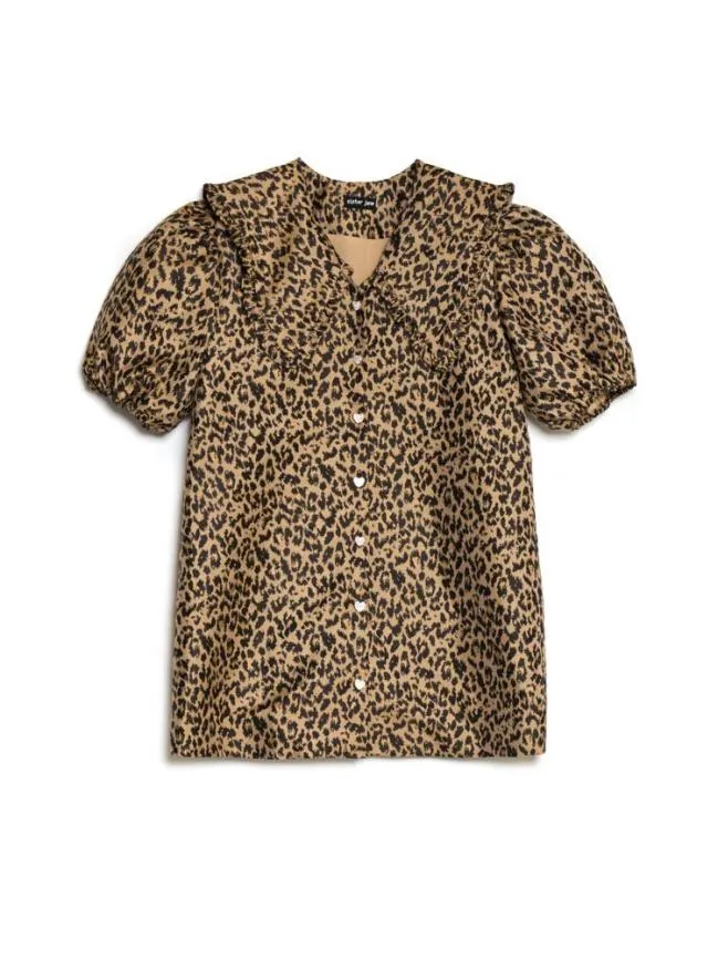 Womenswear Leonie Jacquard Mini Dress Leopard Sister Jane