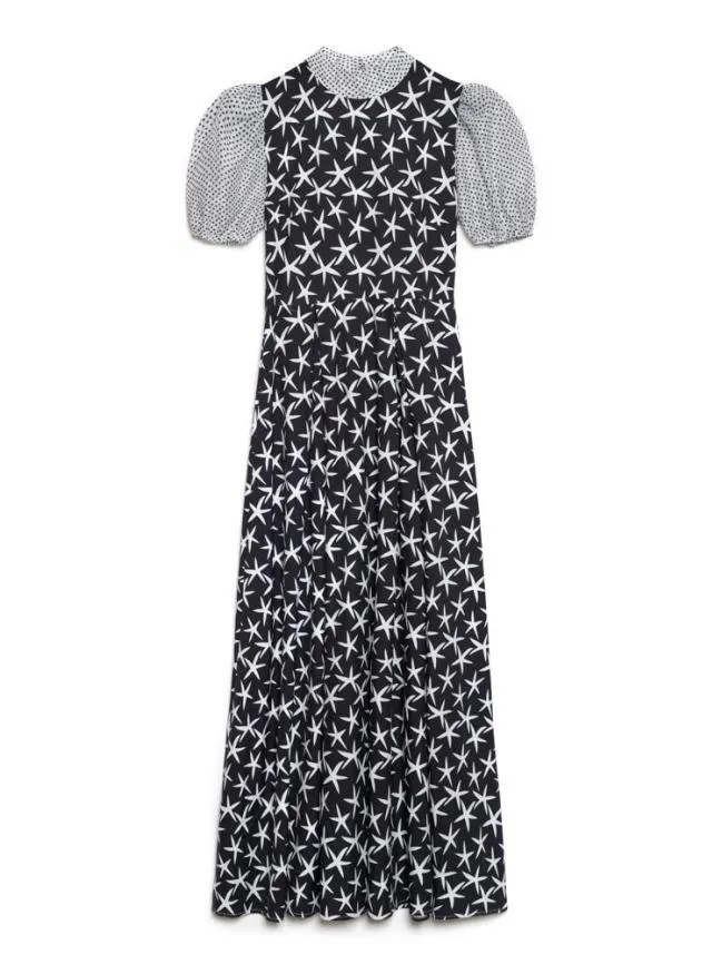 Womenswear Starfish Midi Dress Black Ink Sister Jane Womenswear Starfish Midi Dress Black Ink Sister Jane
