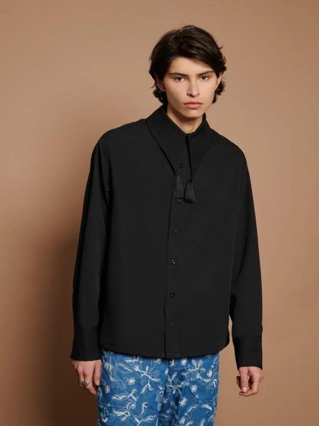 Womenswear Tetra Tassel Shirt Black Ink Sister Jane