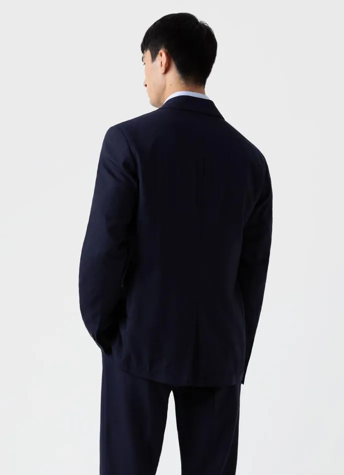 Wool Blazer Navy Men SUNSPEL Jackets and Coats