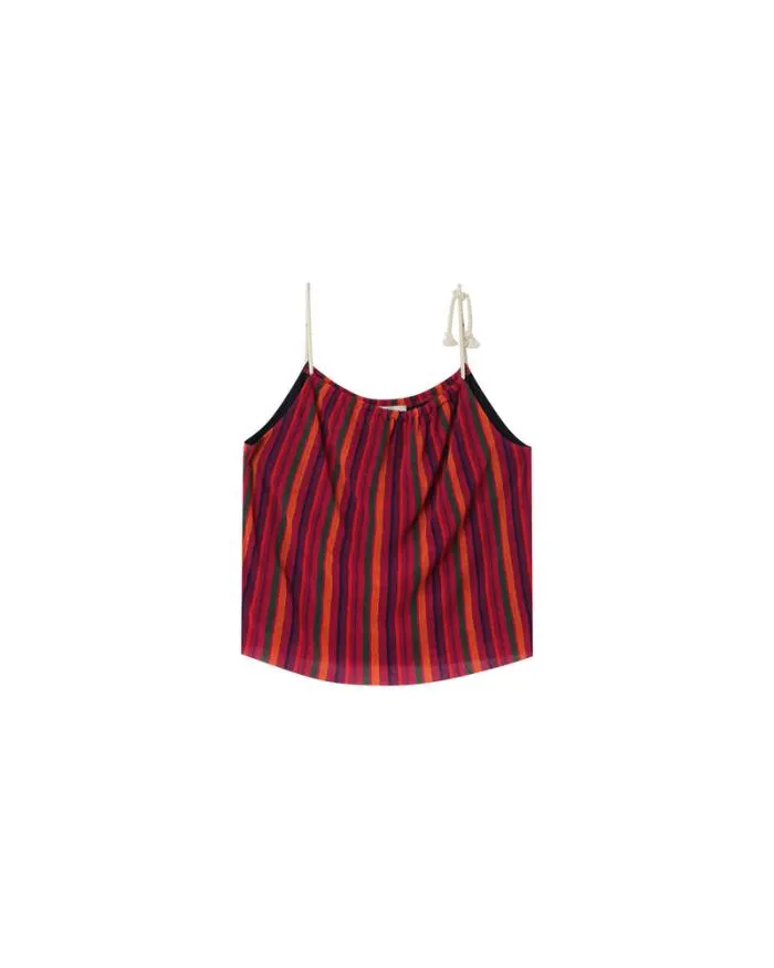 WOVEN TOP MULTICO MERCI Shop Grace and Mila Sleeveless Tops