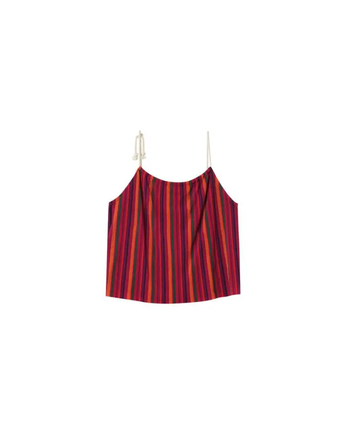 WOVEN TOP MULTICO MERCI Shop Grace and Mila Sleeveless Tops