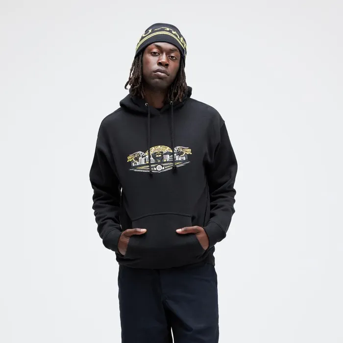 Wu Tang X Stance Panther Hoodie Black Men Stance Sweatshirts and Hoodies