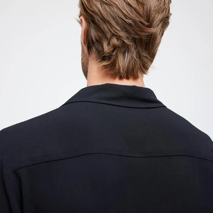 Yoto Button Up Shirt Black Men Stance Shirts and Tees
