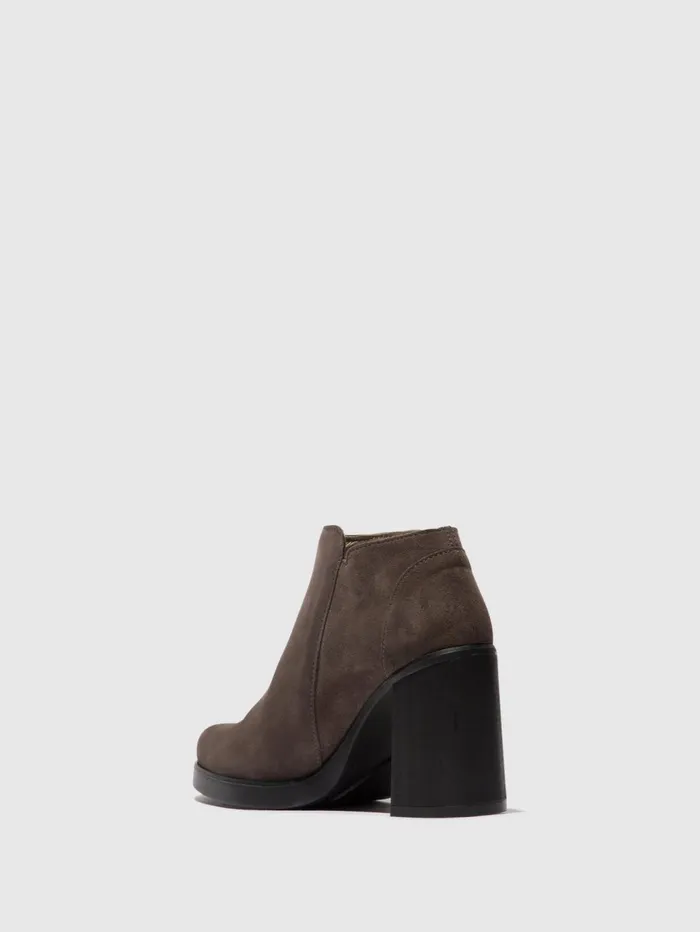 Zip Up Ankle Boots SHAR986FLY ANTHRACITE Women Fly London Ankle Boots